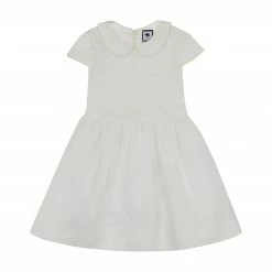 Busy Bees Anna Girls Cap Sleeve Dress, Silver Sparkle