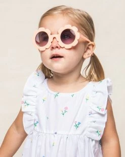 Petite Plume Sleepwear Tulips Ruffled Romper