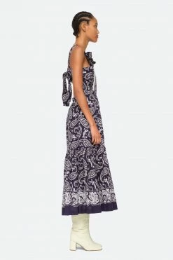 Sea NY Theodora Apron Dress, Navy