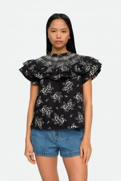 Sea NY Wear Alessia Tank, Black