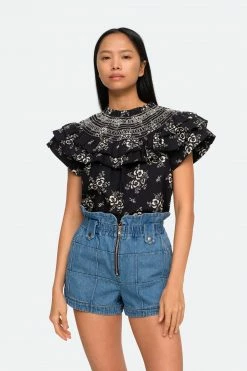 Sea NY Wear Alessia Tank, Black