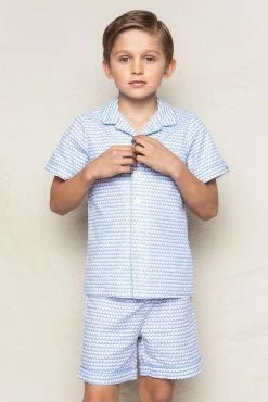 Petite Plume La Mer Classic Short Set For Kids