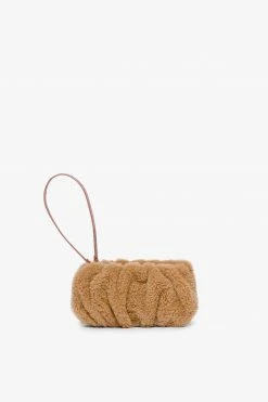 Staud Bean Bag, Natural Shearling Wear