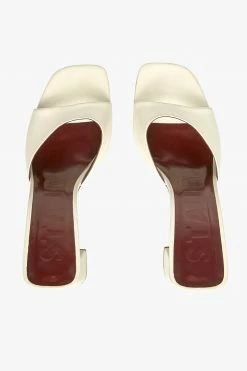 Staud Sloane Heel, Cream Wear