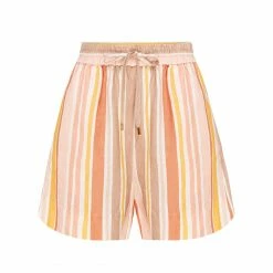EPHEMERA Linen Short, Sunset Stripe