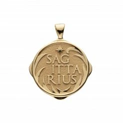 Jane Win Wear SAGITTARIUS JW Zodiac Pendant Coin (Nov 22 - Dec 21)
