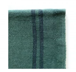 Charvet Editions Live Country Stripe Tea Towel, Green