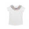 Coco & Wolf Little Girl's Ottilie Collar T-Shirt, Betsy Grey Gift