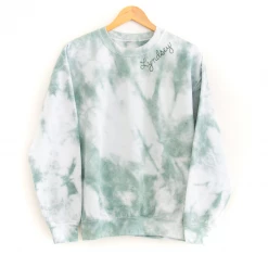 Only On The Avenue Gift Kids Tie-Dye Sweatshirt, Green