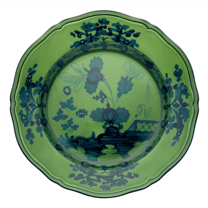 Richard Ginori 1735 Live Oriente Italiano Dinner Plate, Malachite 1 Richard Ginori 1735 Live Oriente Italiano Dinner Plate, Malachite