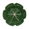 Bordallo Pinheiro Cabbage Charger Plate Green