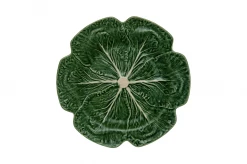 Bordallo Pinheiro Cabbage Charger Plate Green