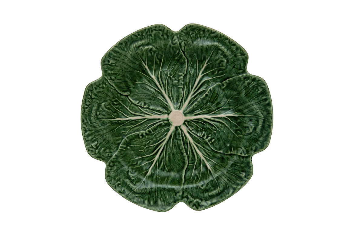 Bordallo Pinheiro Cabbage Charger Plate Green 1 Bordallo Pinheiro Cabbage Charger Plate Green