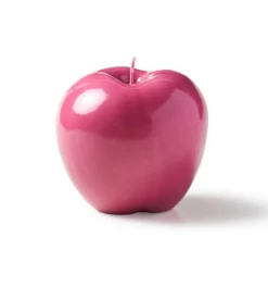 Only On The Avenue Live Apple Candle, Rosy Pink