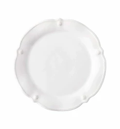 Juliska Berry & Thread Whitewash Flared Cocktail Plate Live