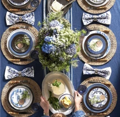 Juliska Live Country Estate Delft Blue Dinner Plate Main House