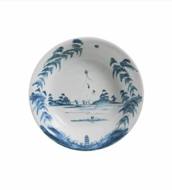 Juliska Country Estate Delft Blue 13" Serving Bowl Kite Fliers Live
