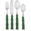 Only On The Avenue Bamboo Flatware, Green