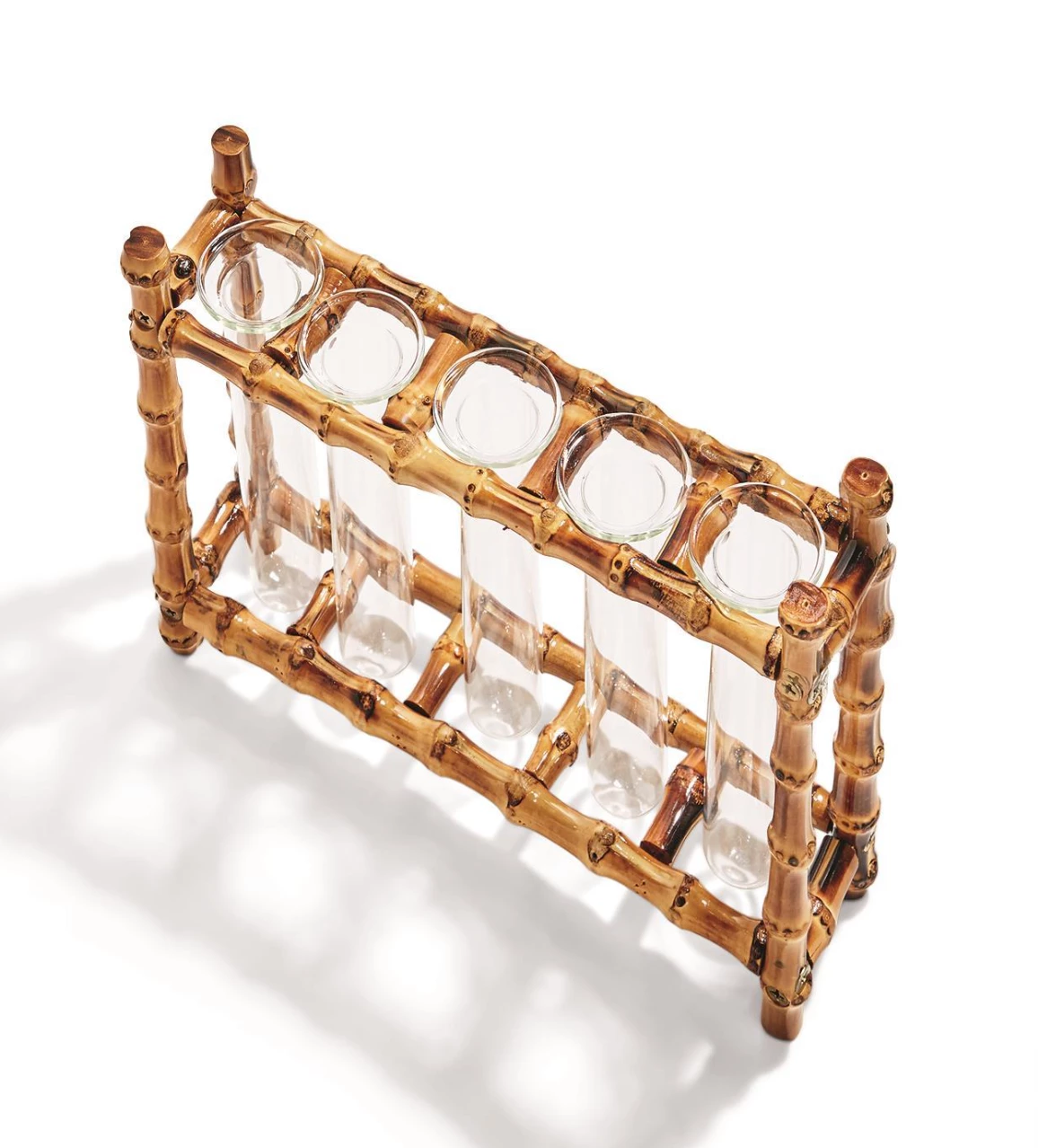 Only On The Avenue Live Glass Flutes With Bamboo Frame 2 Only On The Avenue Live Glass Flutes With Bamboo Frame