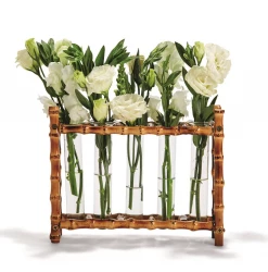 Only On The Avenue Live Glass Flutes With Bamboo Frame 5 Only On The Avenue Live Glass Flutes With Bamboo Frame