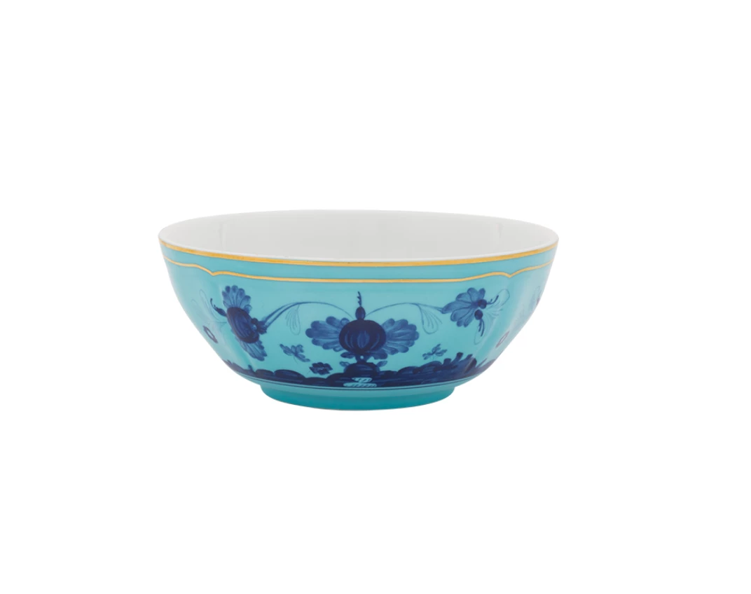 Richard Ginori 1735 Oriente Italiano Calotta Bowl, Iris Live 1 Richard Ginori 1735 Oriente Italiano Calotta Bowl, Iris Live