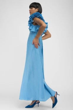 Fanm Mon Wear Demre Linen Maxi Dress