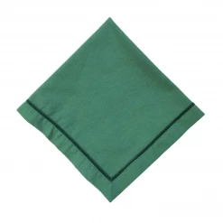 Juliska Velvet Trim Evergreen Napkin Napkins