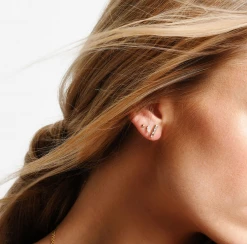 Ariel Gordon Jewelry Diamond Marquise Wink Studs