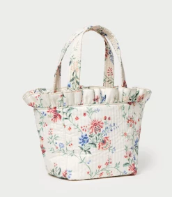 Loeffler Randall Wear Claire Tote, Cream Vine Floral 7 Loeffler Randall Wear Claire Tote, Cream Vine Floral