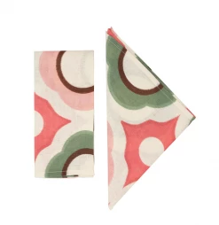 Cabana Cosima Napkins, Set Of Four Live
