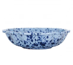 Cabana Live Speckled Serving Bowl, Blue