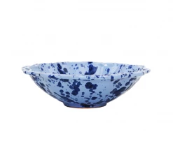 Cabana Speckled Small Bowl, Blue Live