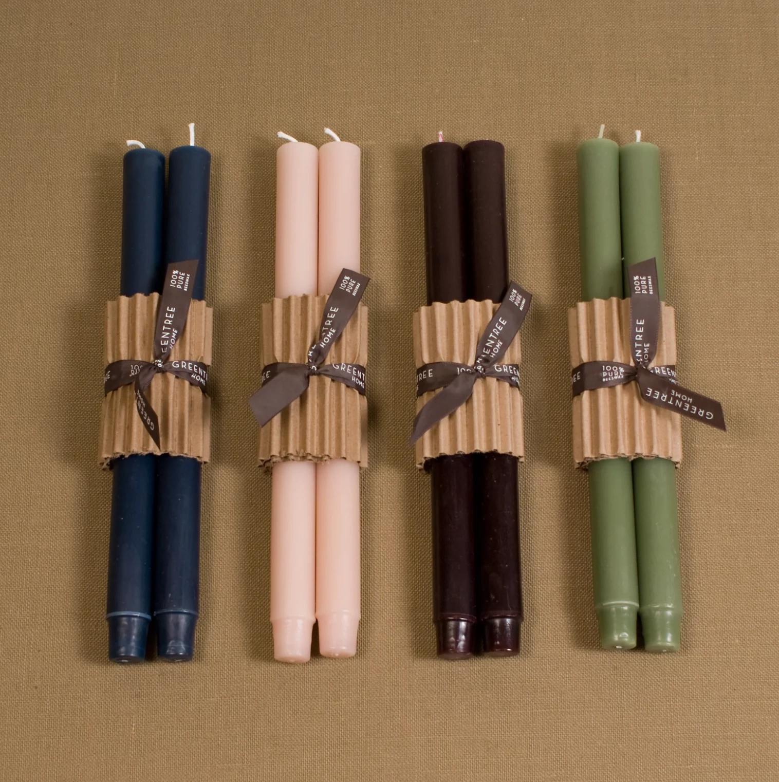 Greentree Home Live Church Tapers, Sage (Set Of 2) 2 Greentree Home Live Church Tapers, Sage (Set Of 2)