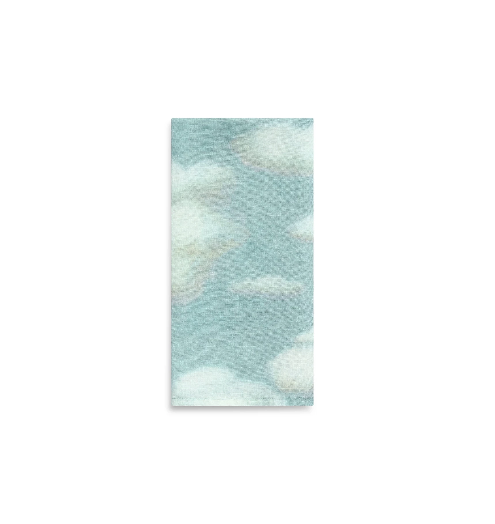Summerill Nuages Cloud Linen Napkin, Sky Blue 3 Summerill Nuages Cloud Linen Napkin, Sky Blue