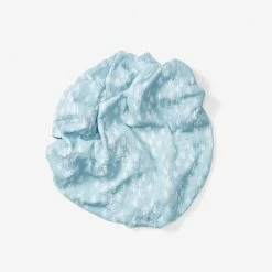Lewis Crib Sheet - Seaweed | Bay Blue