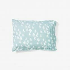 Lewis Toddler Pillowcase - Seaweed | Bay Blue