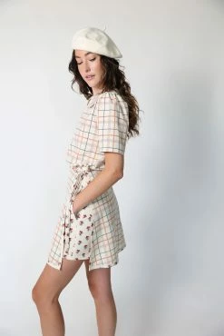 Byrdie Golf Social Wear Wear Tamala Top, Plaid 8 Byrdie Golf Social Wear Wear Tamala Top, Plaid