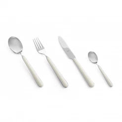 Mepra Flatware Set 5pcs Fantasia White / Procellana