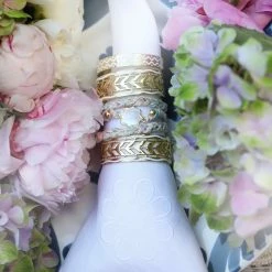 ASHA ACCESSORIES Skinny Cala Cuff - Ivory