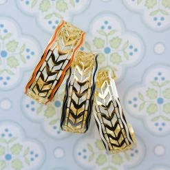 ASHA ACCESSORIES Skinny Cala Cuff - Ivory