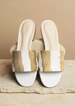 ALEPEL Wear Vintage Stripes White Slide