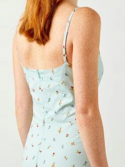 Soft Animal Floral Midi Dress Dresses