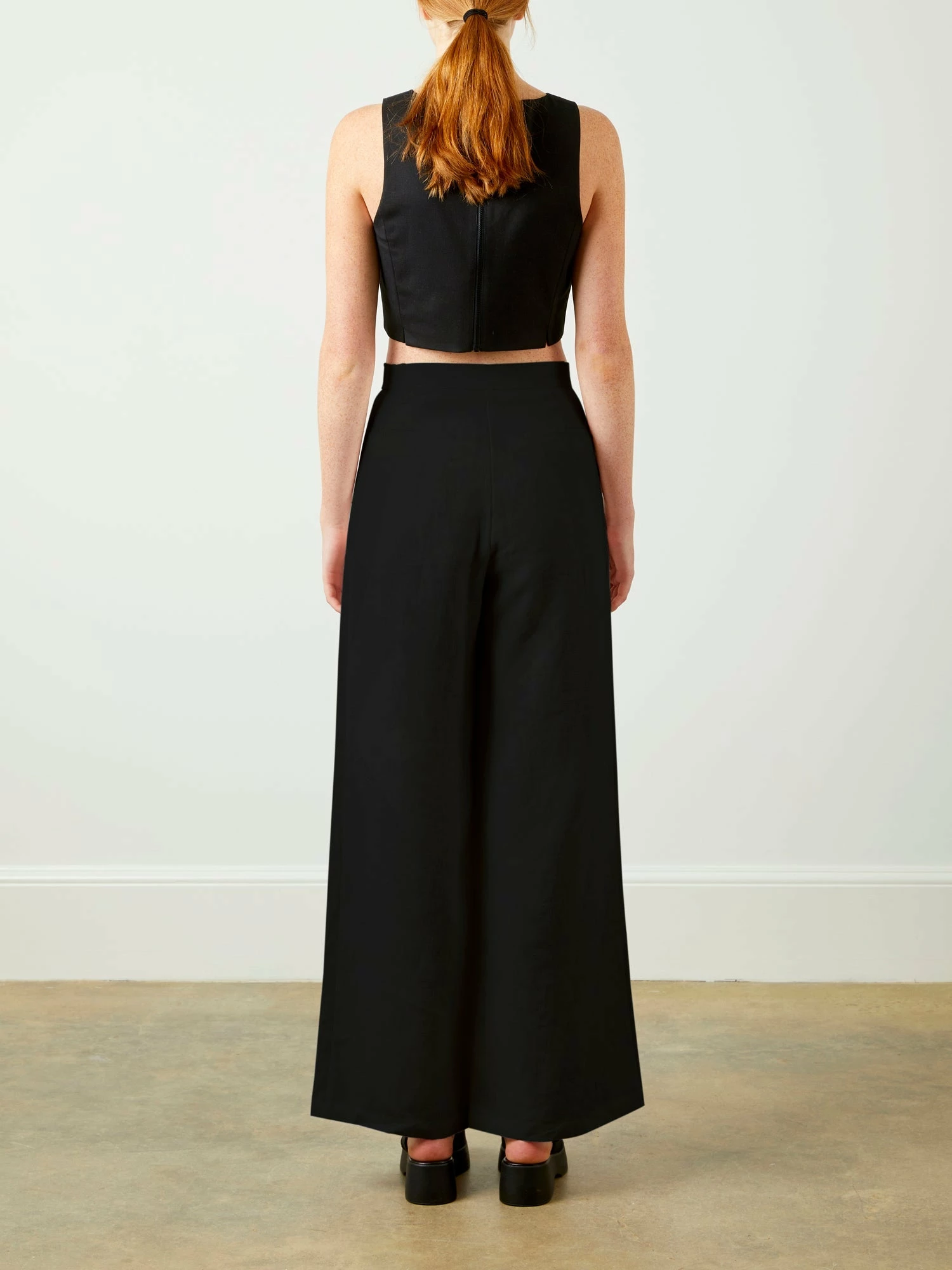 Soft Animal Wear Black Wide Leg Trouser 3 Soft Animal Wear Black Wide Leg Trouser