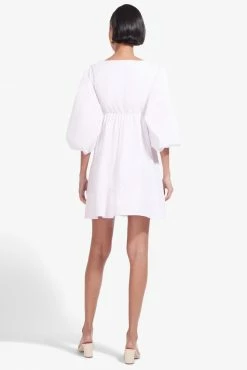 Staud Sophie Dress, White