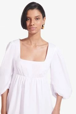 Staud Sophie Dress, White