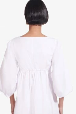 Staud Sophie Dress, White