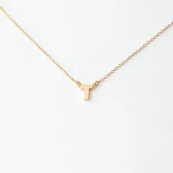 THATCH Initial Necklace Wear