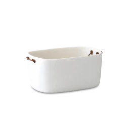 Tina Frey Champagne Trough With Leather Handles Live