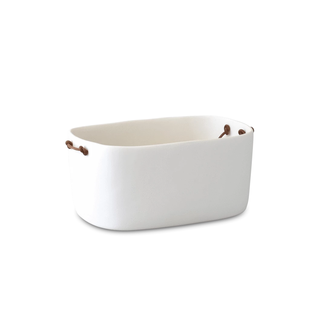 Tina Frey Champagne Trough With Leather Handles Live 2 Tina Frey Champagne Trough With Leather Handles Live