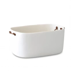Tina Frey Champagne Trough With Leather Handles Live
